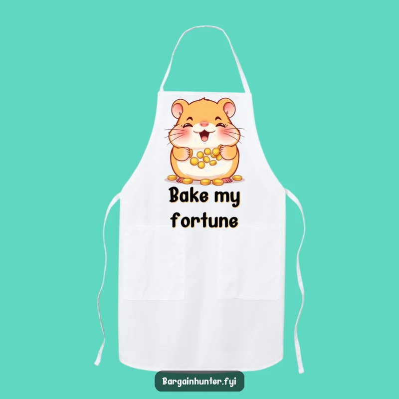 Funny Hamster Apron: Cook Up Savings, A Chef's Humorous Funny Gift!