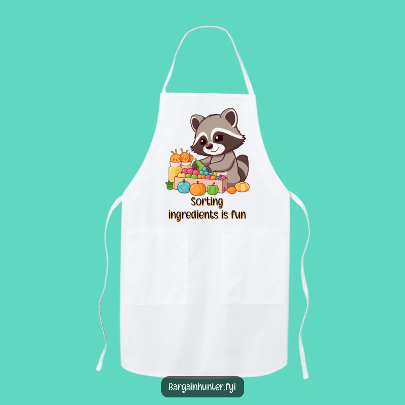Funny Raccoon Collector Apron: Cook with Charm and Humor