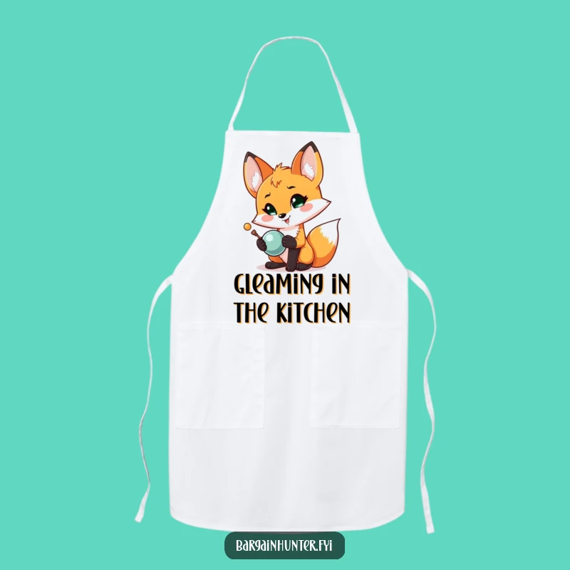 Funny Fox Treasure Apron: Cook with Cunning Style with this Hilarious Fox