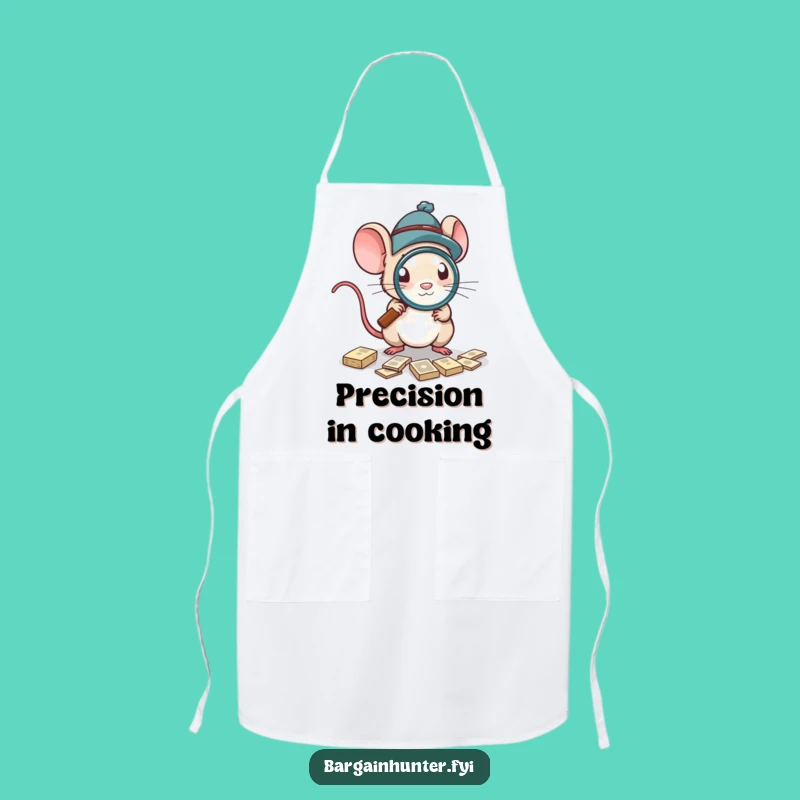 Funny Mouse Chef Apron, Whimsical Funny Gift for Home Cooks