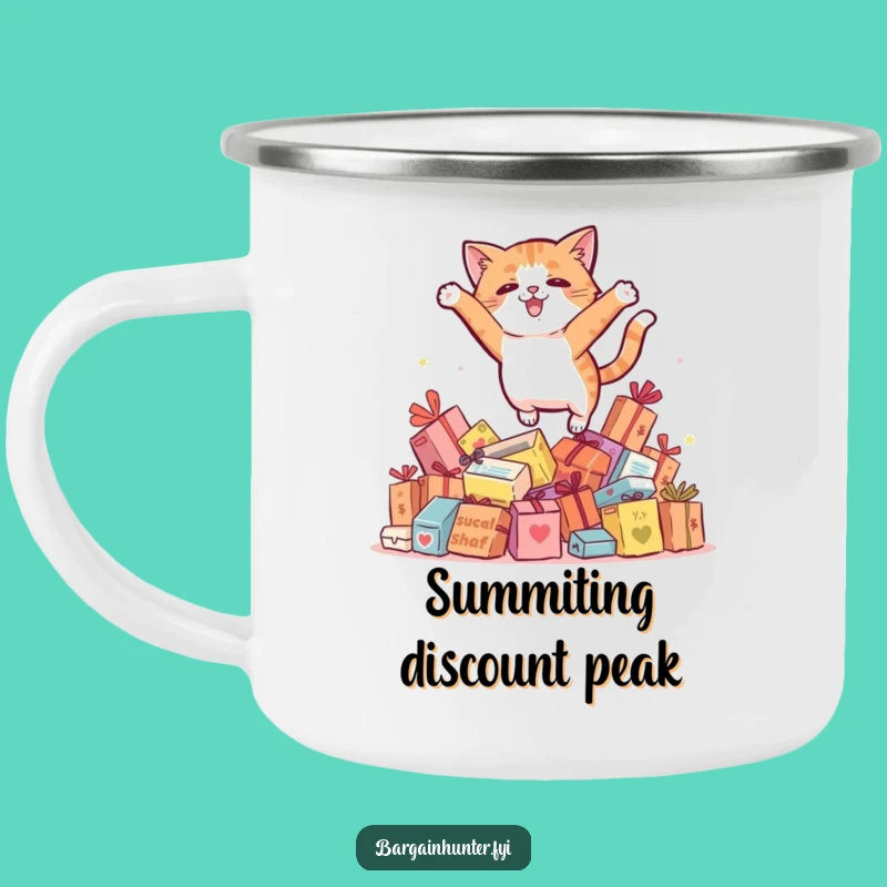 Funny Cat Adventure Mug, Outdoor Humor for Feline Fans, Great Gift