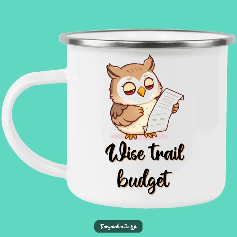 Funny Wise Owl Receipt Camping Mug: Your Hilarious Financial Guide