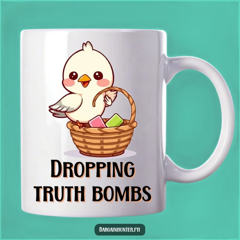 Funny Bird Mischief Mug: Cheeky Flyer Dropping Item - Perfect Funny Gift