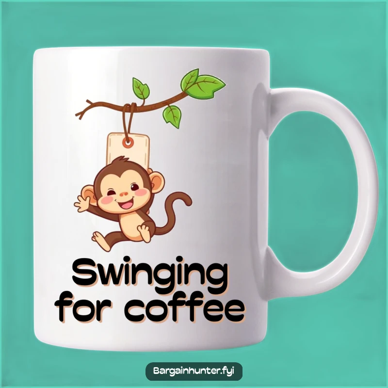Funny Monkey Price Tag Mug - Wild Deals Funny Gift!