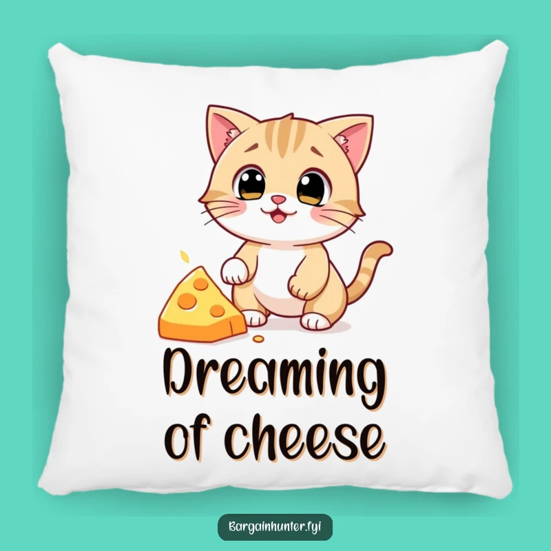 Funny Cat Cheese Snatcher Pillow: Cozy & Hilarious Gift for Cat Lovers