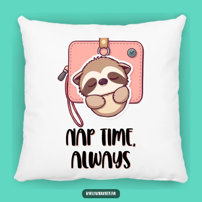 Funny Sloth Pillow: Gentle Smiles and Cozy Comfort