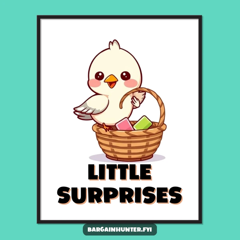 Funny Bird Mischief Digital Print: Cheeky Flyer Dropping Item - Instant Humor