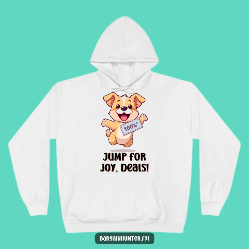 Funny Happy Dog Coupon Hoodie - Cozy Humor for Canine Enthusiasts