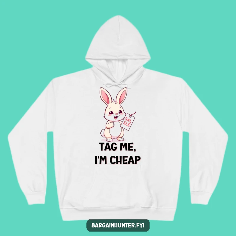 Funny Rabbit Hoodie: Cozy Up with This Cheerful Deal Seeker's Gift