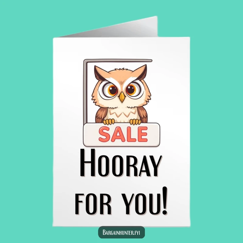 Free Printable Owl Congrats Card: Savvy Shopper Downloadable Gift!