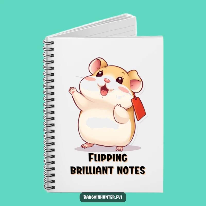 Funny Playful Hamster Notebook - Acrobat's Notes & Ideas