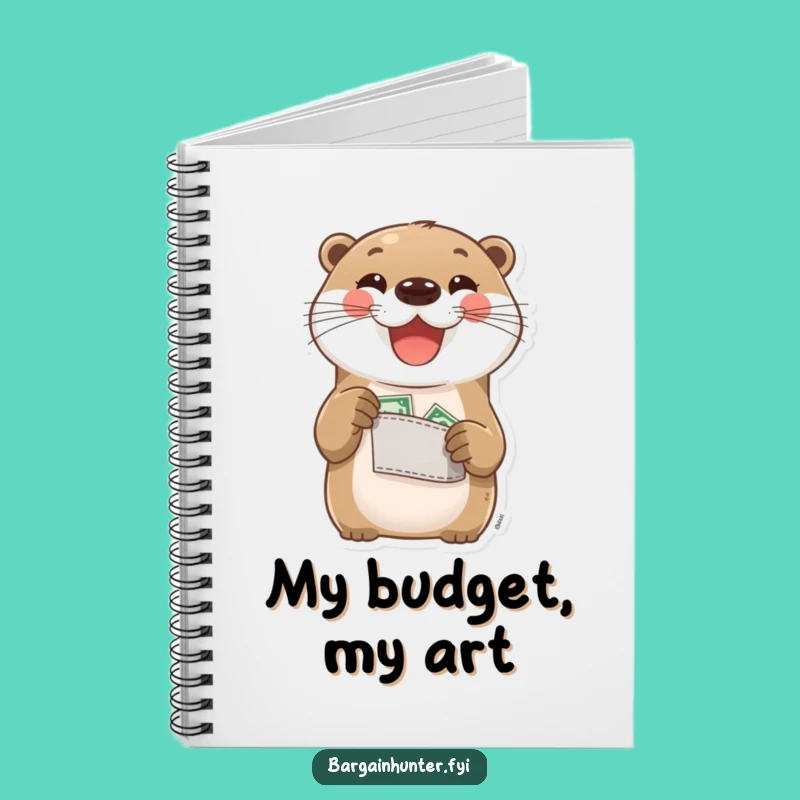 Funny Otter Notebook: Jot Down Savings with This Proud Saver's Gift