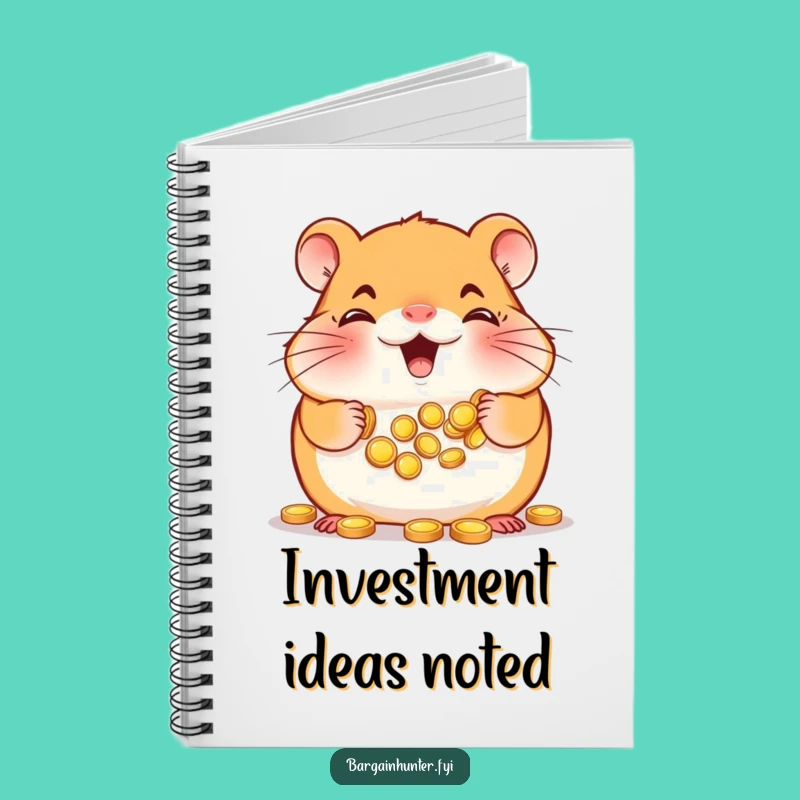 Hamster Gold Coin Notebook: Plan Your Fortune, The Funniest Saver's Funny Gift!