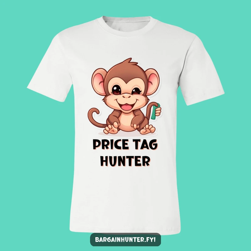 Cheeky Monkey T-Shirt: Funny Bargain Hunter Style, The Perfect Funny Gift!