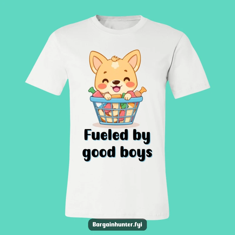 Funny Dog Treat Haul T-Shirt: Smiling Pup Basket - Hilarious Gift Idea