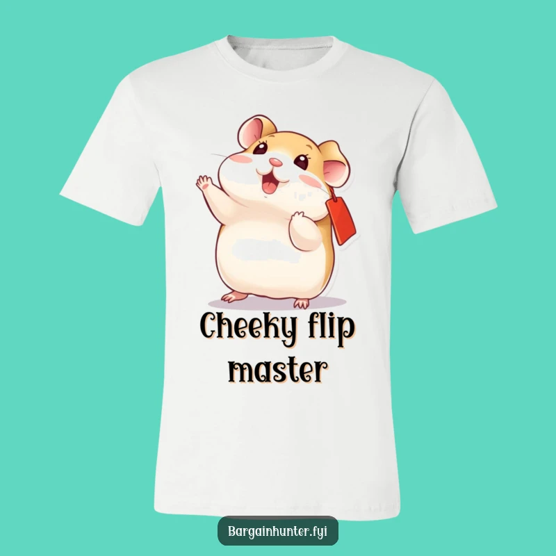 Funny Playful Hamster T-Shirt - Flipping Acrobat Tee