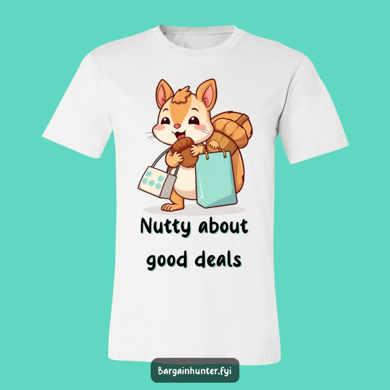 Funny Kawaii Squirrel Acorn T-Shirt - Whimsical and Humorous Apparel