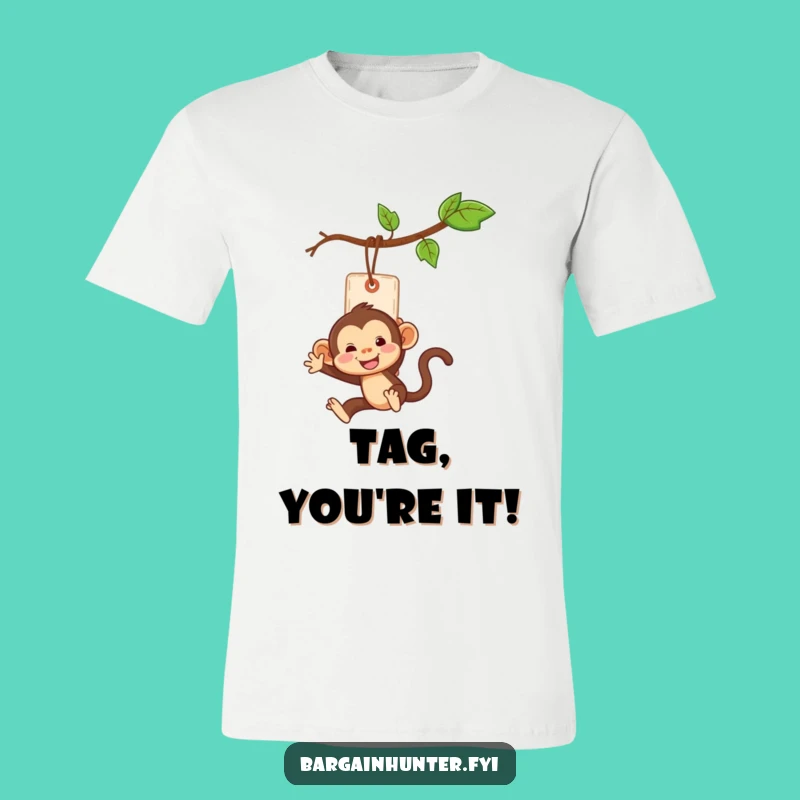 Funny Monkey Price Tag T-Shirt - Go Wild For Sales Funny Gift!